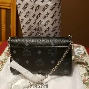 MCM | Bags | New Mcm Munchen Leather Mini Crossbody | Poshmark
